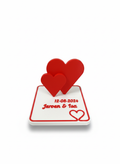 Valentijn Decoratie Gepersonaliseerd - Romantisch Cadeau met Namen & Datum