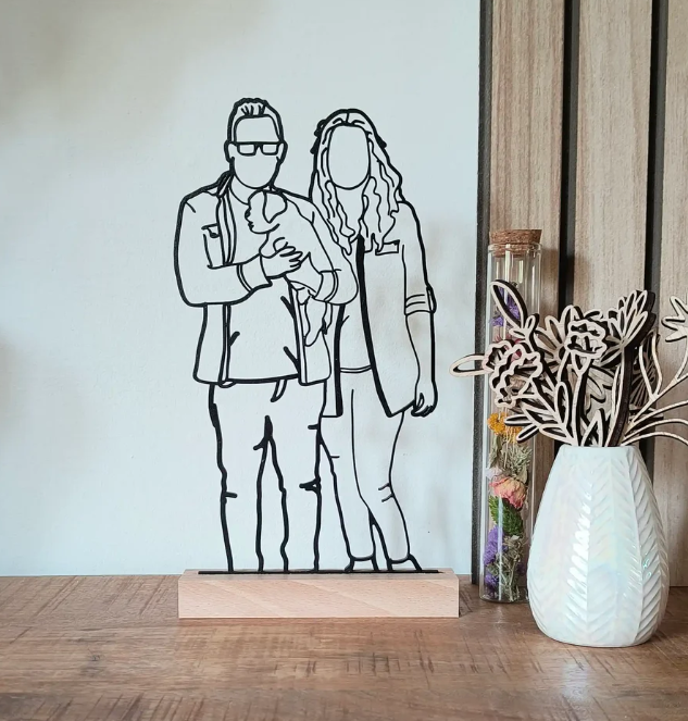 Maak van je favoriete foto een uniek 3D lijn art cadeau!